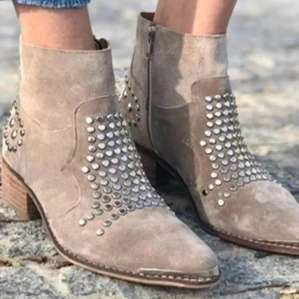 Studded Ankle Booties