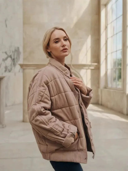 CAPUCINE | High-Collar Short Puffer Jacket