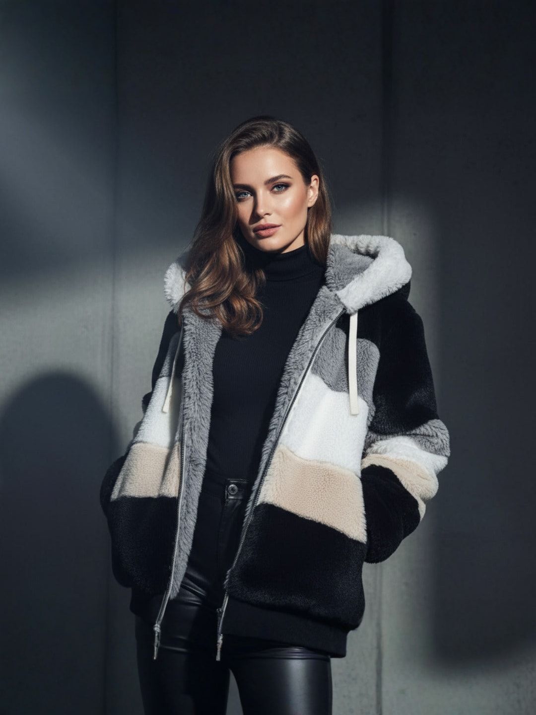 AMY | Luxurious Thick Arctic Fur Coat