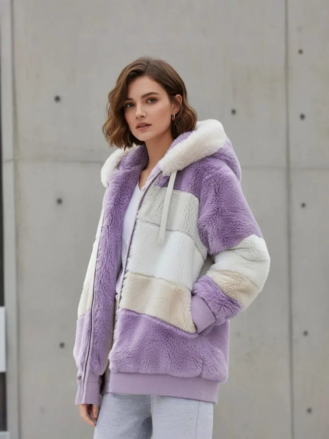 AMY | Luxurious Thick Arctic Fur Coat