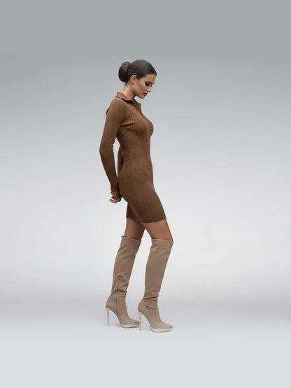 Chic Turtleneck Dress