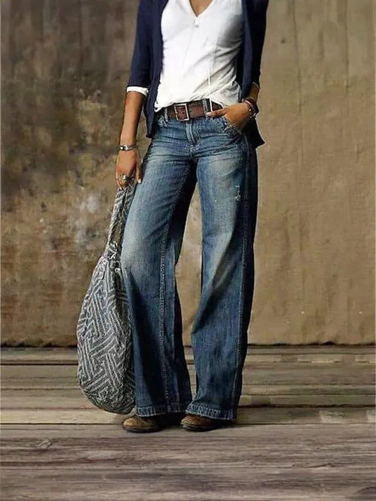 Flowing Wide-Leg Pants