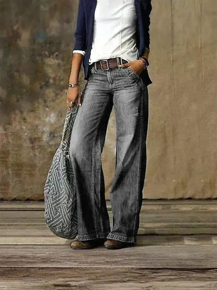 Flowing Wide-Leg Pants