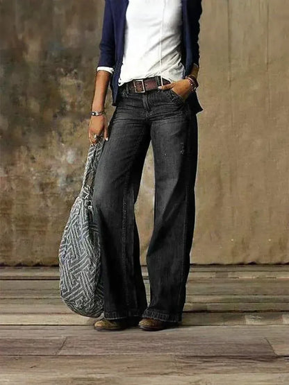 Flowing Wide-Leg Pants