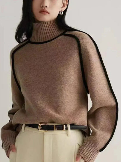 DONNA | Elegant High Neck Sweater