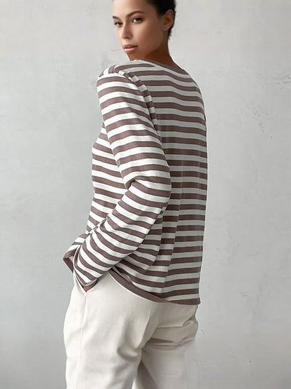 GRACE | Stylish & Ultra-Soft Striped Top