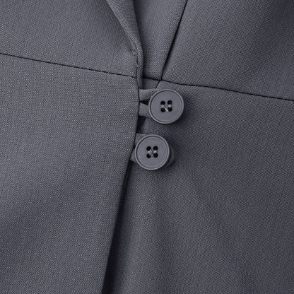 Chic Blazer Dress with Pleated Skirt