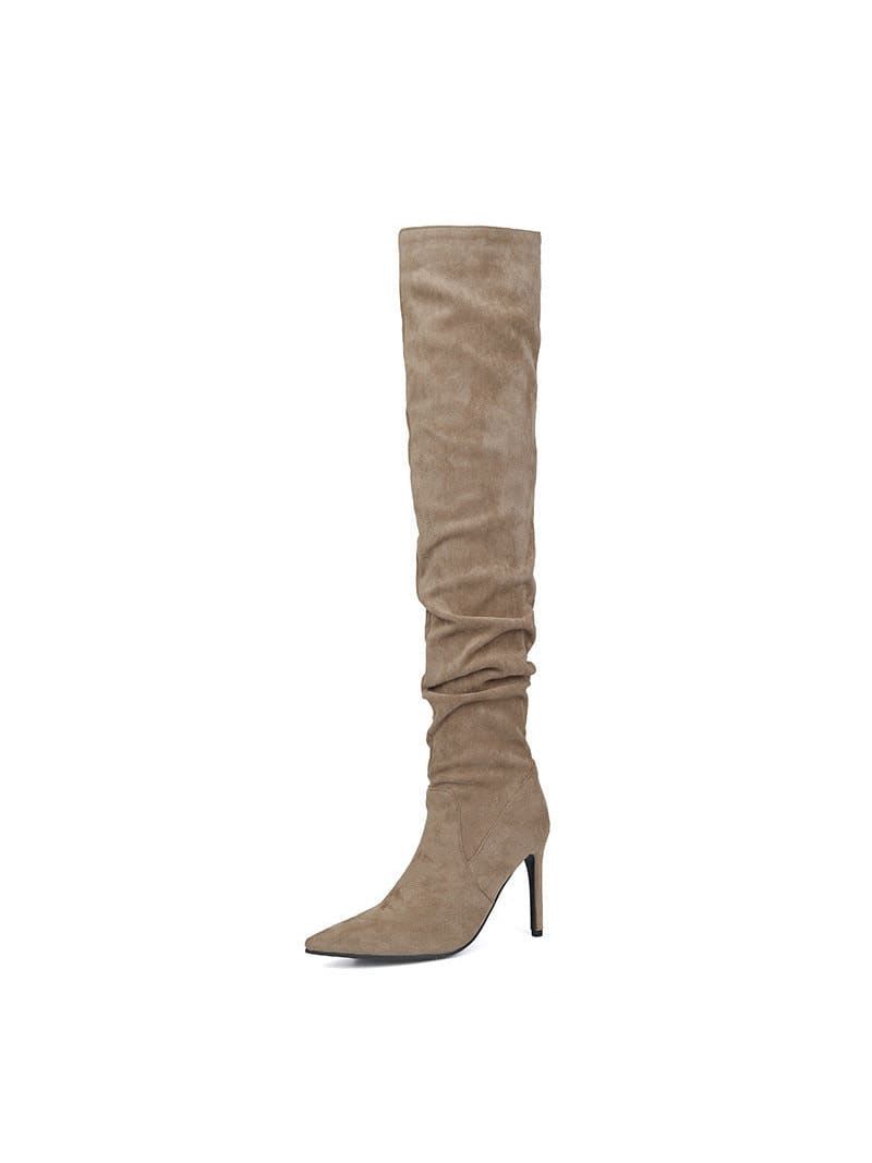 ELISE | Chic Velvet Over-the-Knee Boots