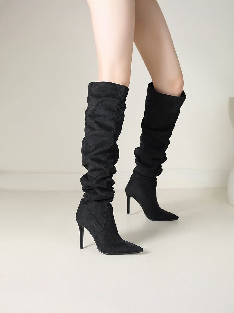 ELISE | Chic Velvet Over-the-Knee Boots