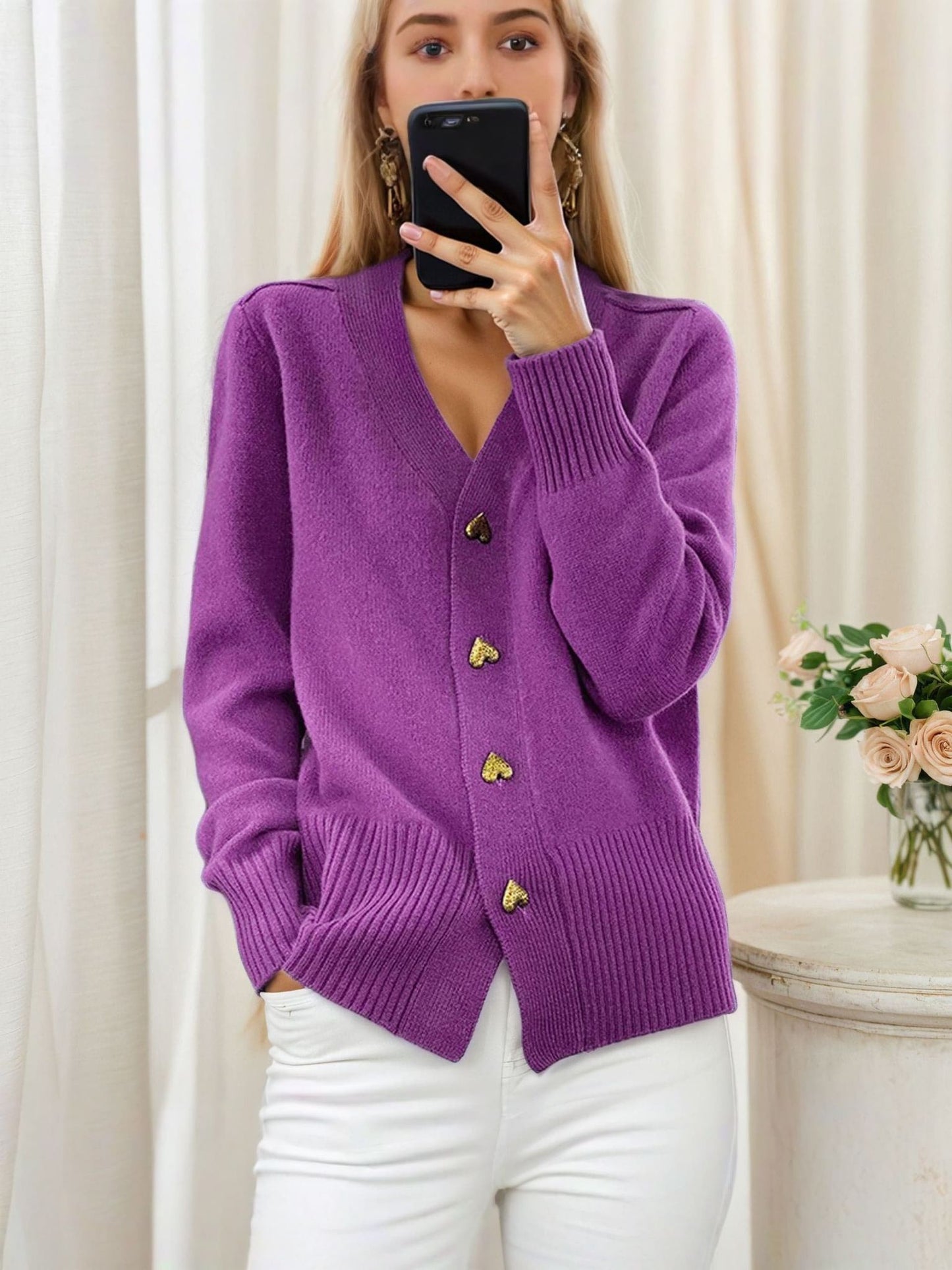 THÉRESA — Stylish Soft Knit Cardigan
