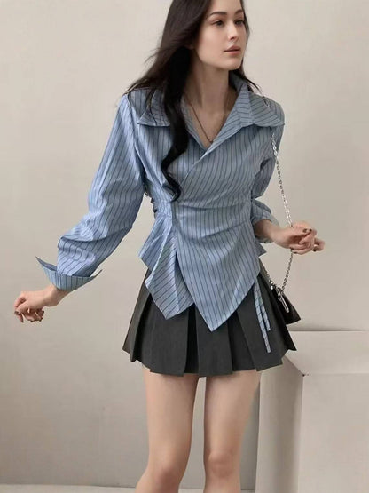 LEONE | Chic Striped Chenille Jacket