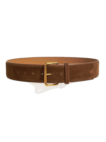 PU Leather Belt with Metal Buckle