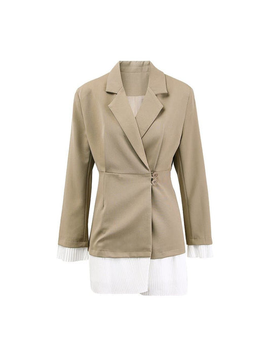 AMELIE | Chic Blazer Dress with Pleated Skirt