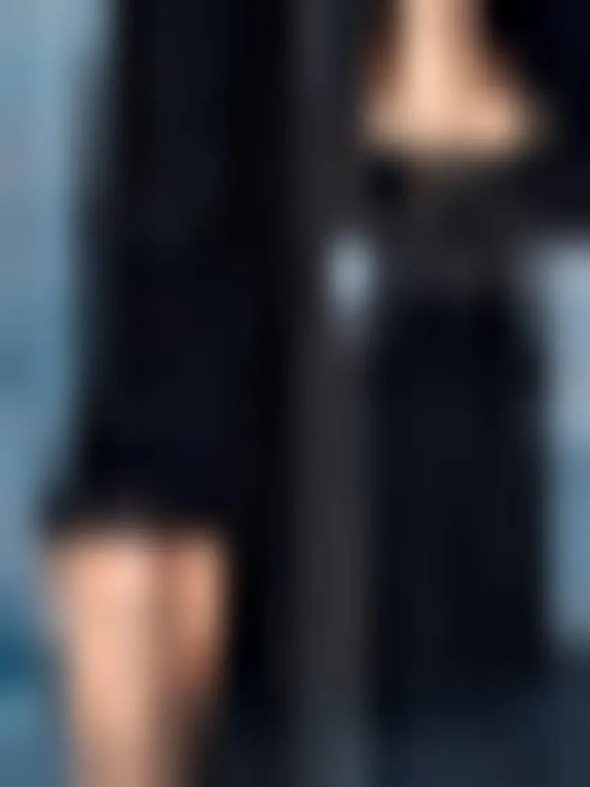 Chic Black Hooded Dress – Perfect for Vacations and Casual Outings