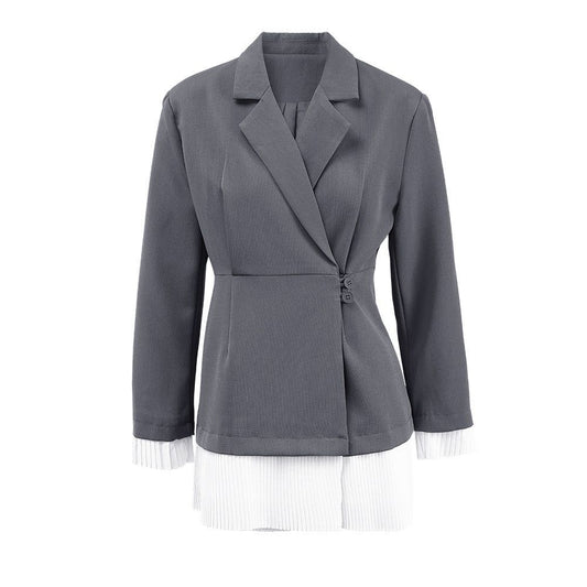 AMELIE | Chic Blazer Dress with Pleated Skirt
