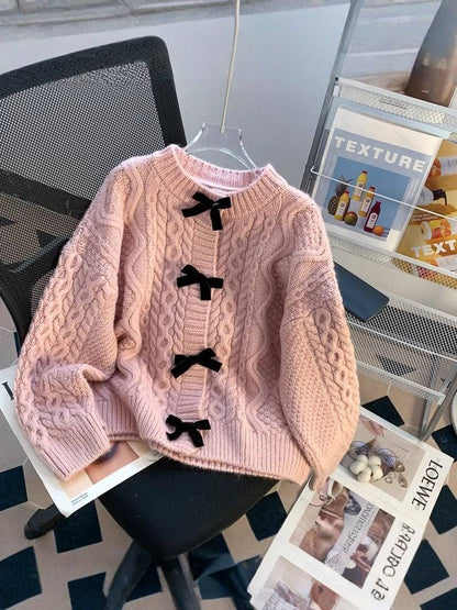 Hand-Crocheted Floral Cardigan