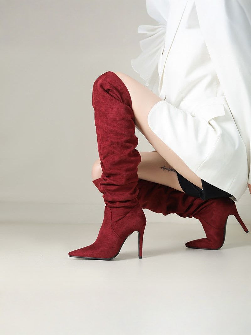 ELISE | Chic Velvet Over-the-Knee Boots