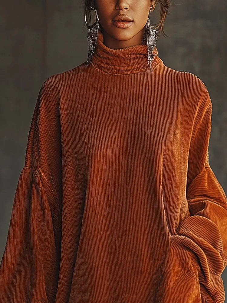 Stylish Pleated Dress with Modern Elegance