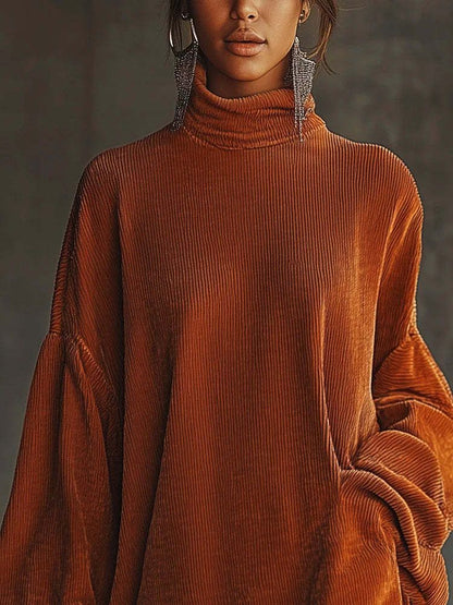 Stylish Pleated Dress with Modern Elegance