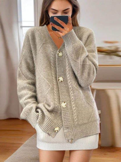 Cable-Knit Cardigan