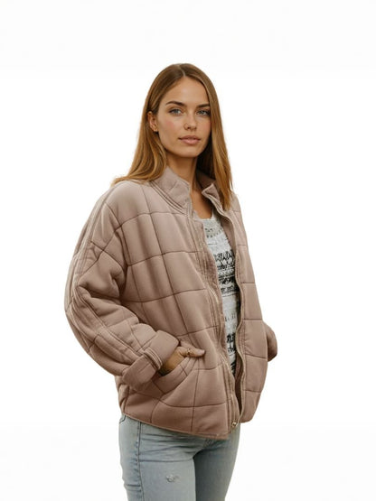 CAPUCINE | High-Collar Short Puffer Jacket