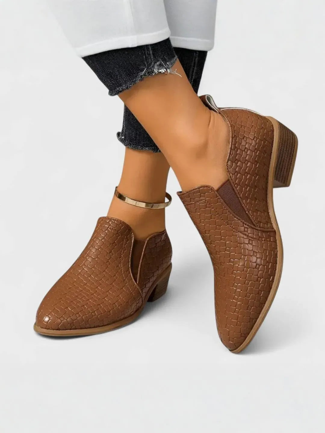 Chic Block Heel Loafers