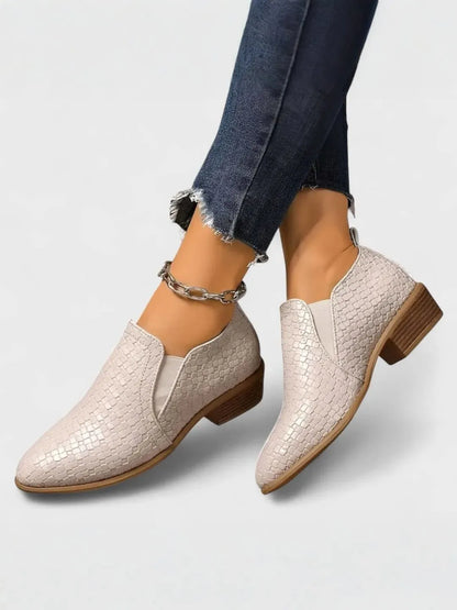 Chic Block Heel Loafers