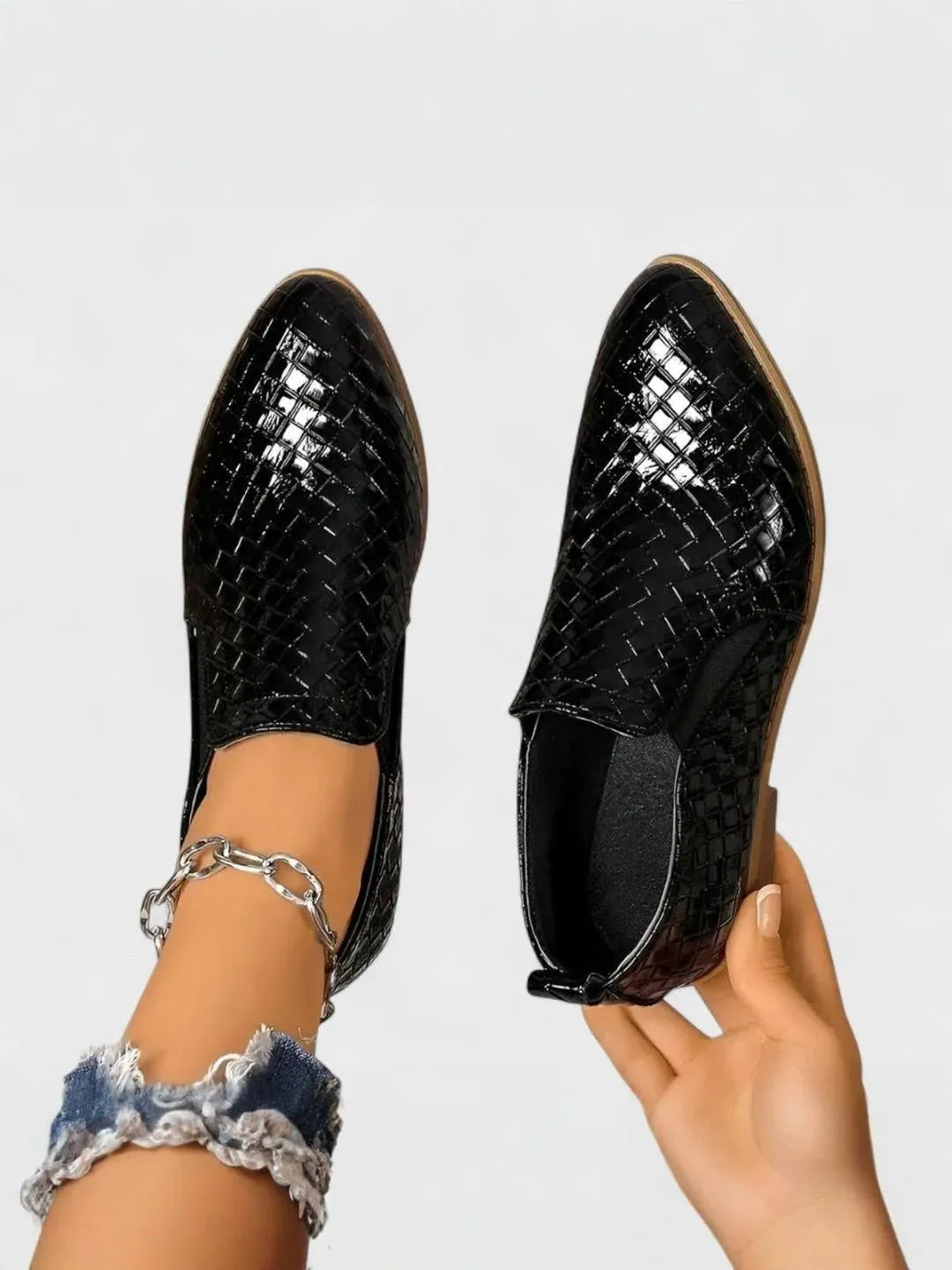 Chic Block Heel Loafers