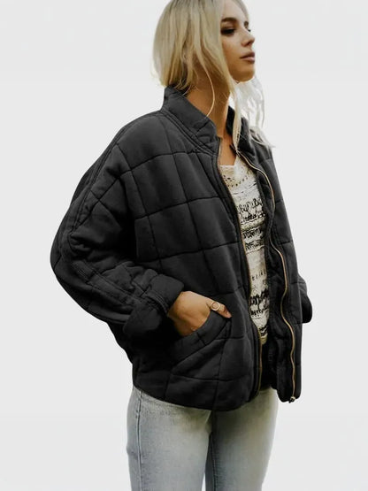 CAPUCINE | High-Collar Short Puffer Jacket