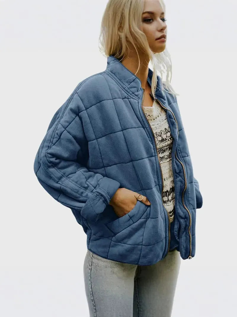 CAPUCINE | High-Collar Short Puffer Jacket