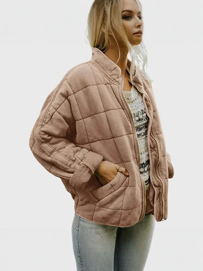 CAPUCINE | High-Collar Short Puffer Jacket