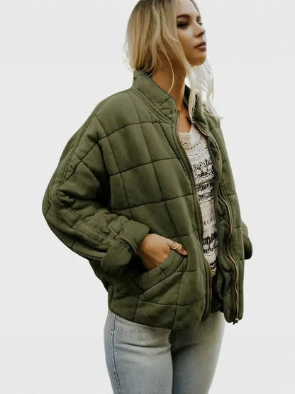 CAPUCINE | High-Collar Short Puffer Jacket