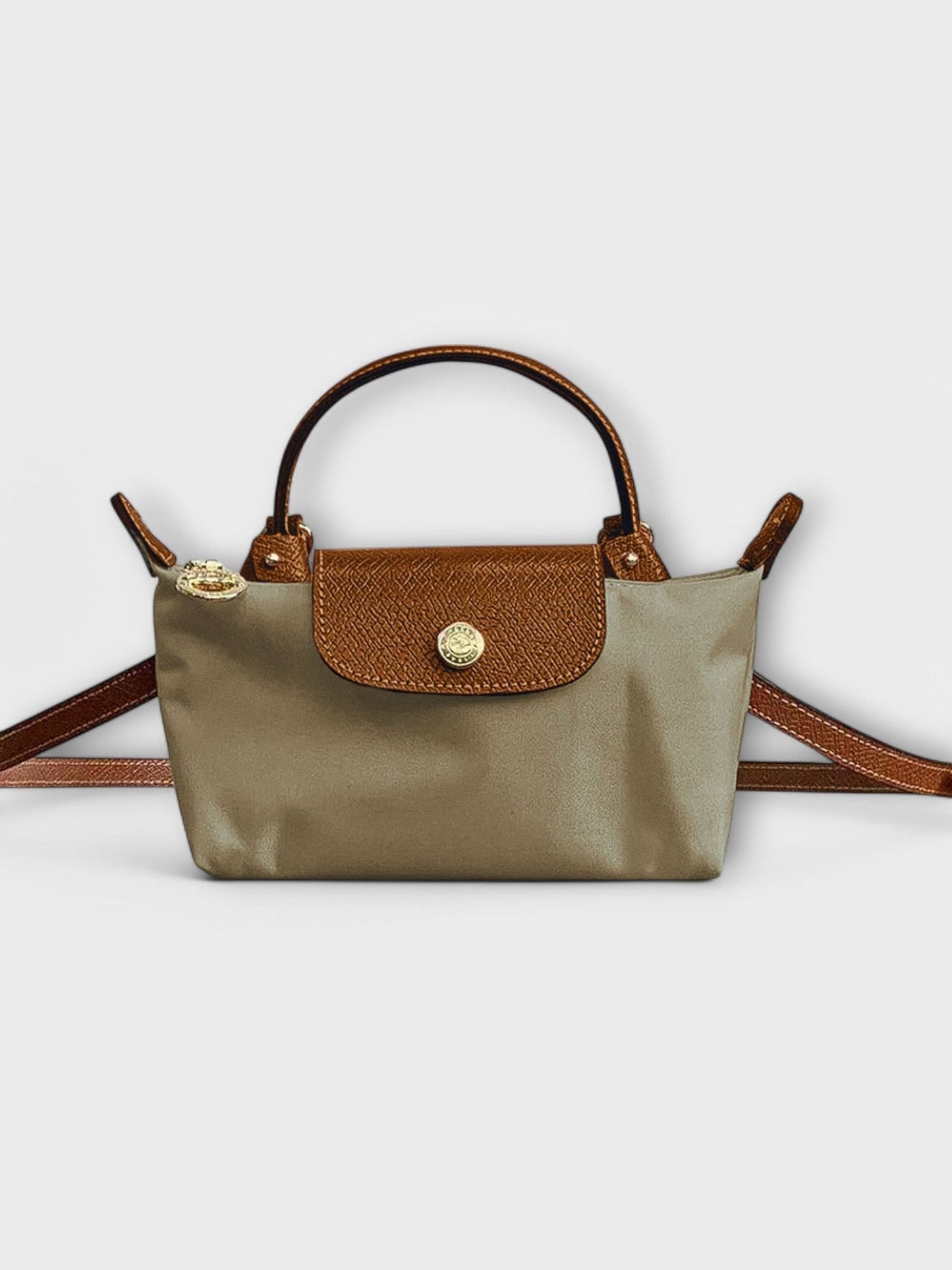 Two-Tone Shoulder Bag