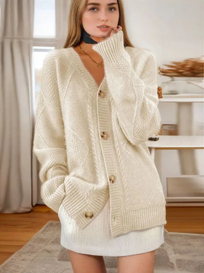 Cable-Knit Cardigan
