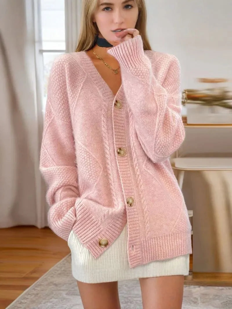 Cable-Knit Cardigan