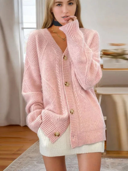 Cable-Knit Cardigan