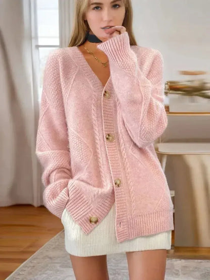 Cable-Knit Cardigan