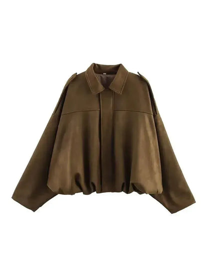 Chic Short Bomber Jacket
