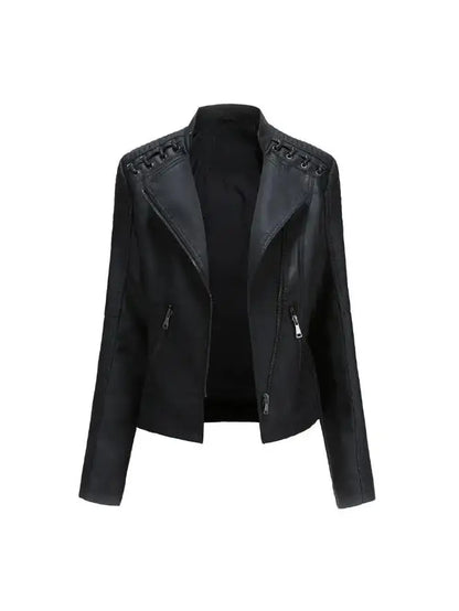 NOEMIE | Leather Bomber Jacket