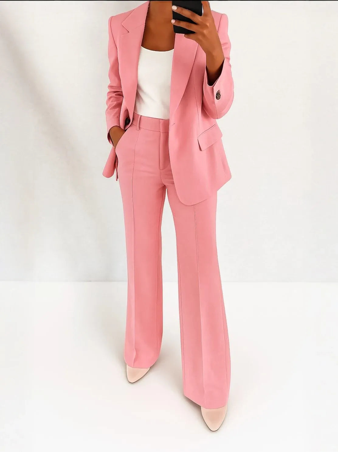 Stylish and Cozy Two-Piece Outfit