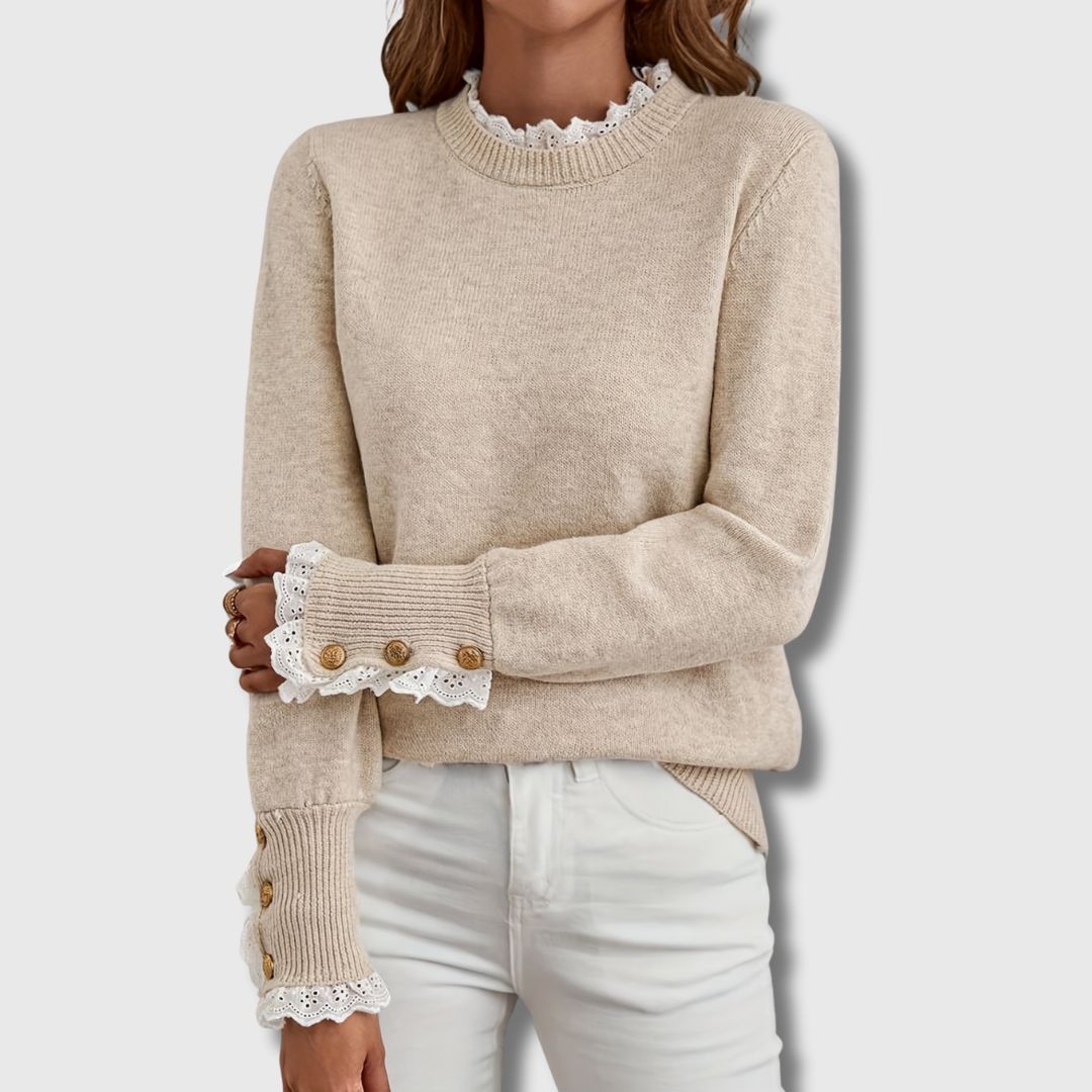 EVEE | Chic Lace Sweater