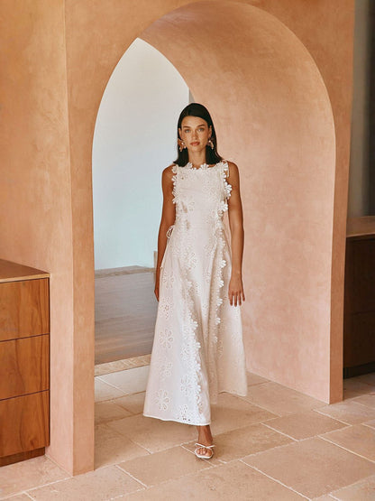 LORENA | Unique Long Printed Dress