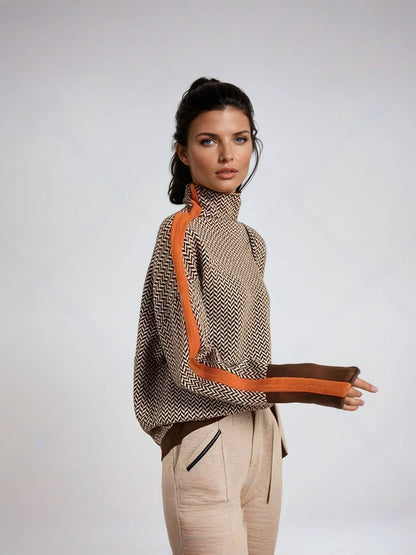 Marike Striped Winter Sweater