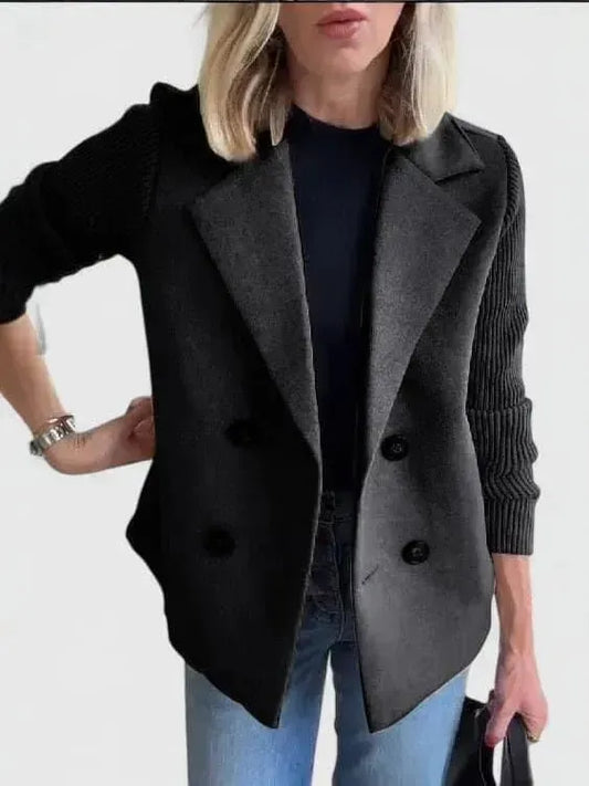 Stylish Blazer with Unique Sleeve Design