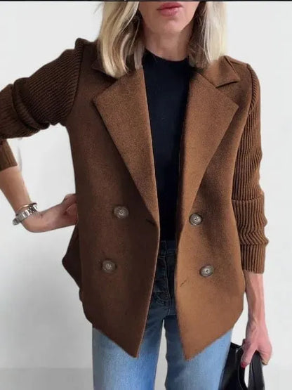 Stylish Blazer with Unique Sleeve Design