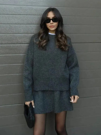 Cozy & Chic Knit Sweater Set