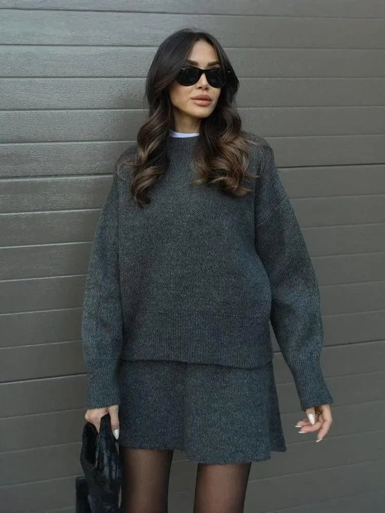 Cozy & Chic Knit Sweater Set