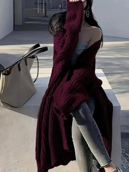 Cozy Oversized Knit Cardigan