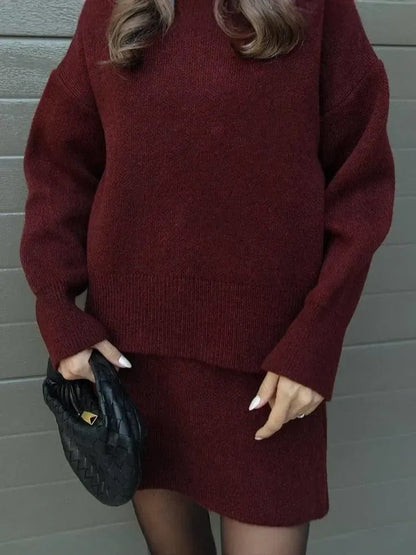 Cozy & Chic Knit Sweater Set