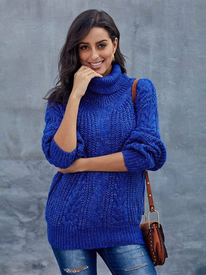 MARINE | Women's Cozy Oversized Cable Knit Sweater